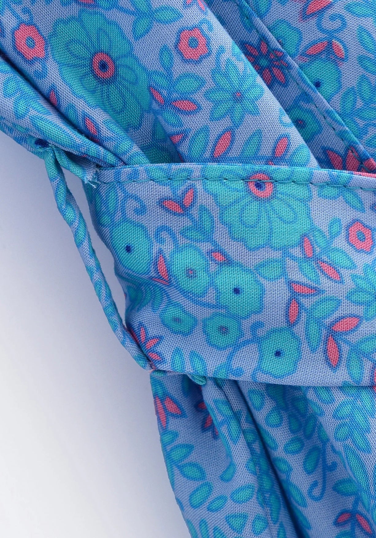 Kimono Femme Viscose Court | Élégant Imprimé Floral et Paons pour Été 3