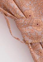 Kimono Femme Viscose Court | Élégant Motif Floral Paon pour Été 3