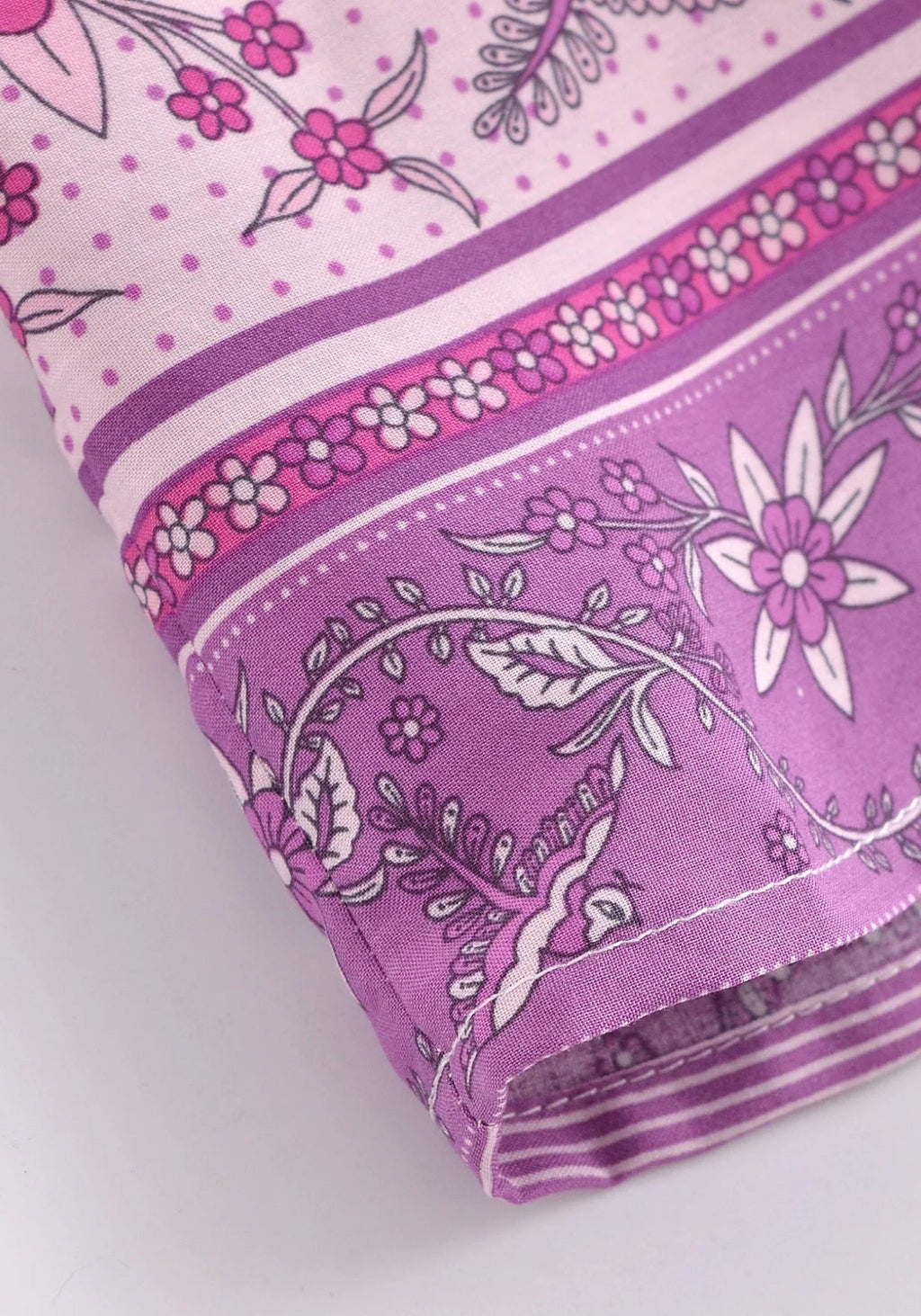 Kimono Femme Viscose Floral | Élégant Court Été Bohème 4