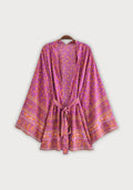 Kimono Femme Viscose Imprimé Floral | Élégant Kimono de Plage Court Été 0