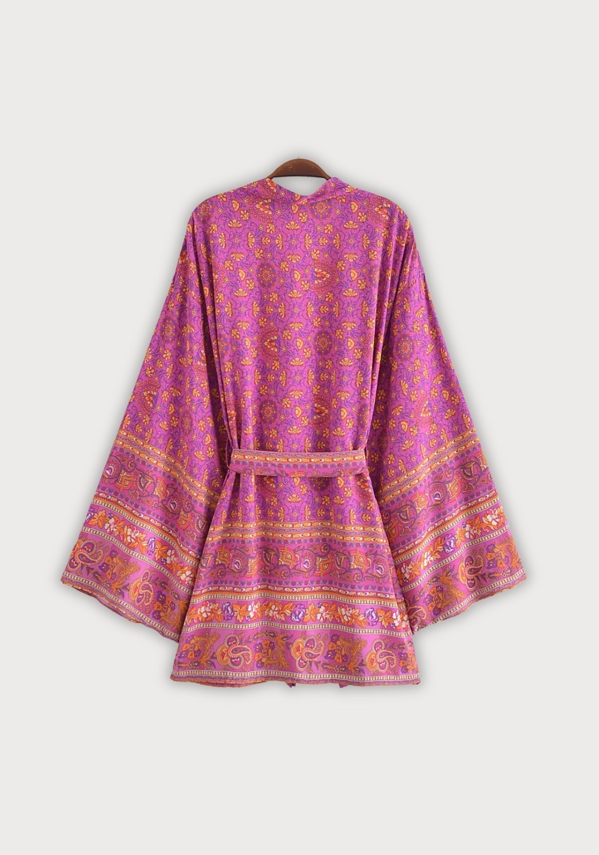 Kimono Femme Viscose Imprimé Floral | Élégant Kimono de Plage Court Été 1