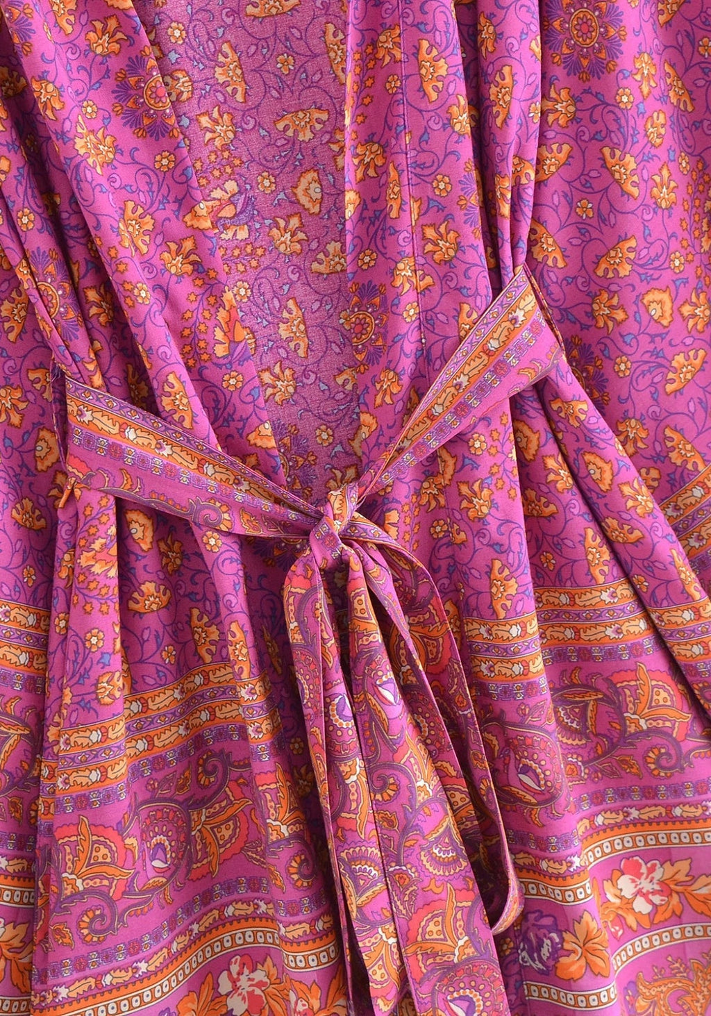 Kimono Femme Viscose Imprimé Floral | Élégant Kimono de Plage Court Été 4