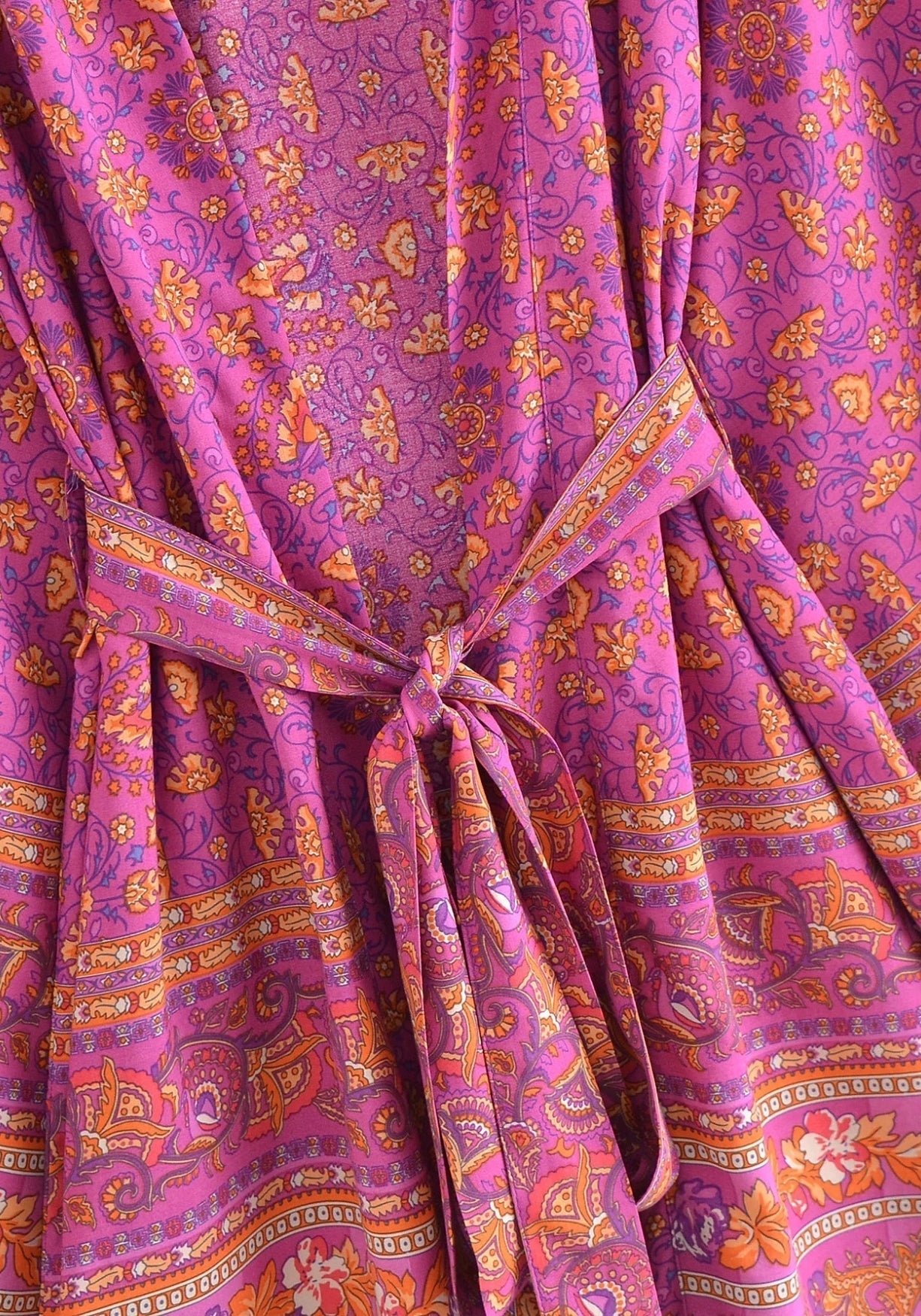 Kimono Femme Viscose Imprimé Floral | Élégant Kimono de Plage Court Été 4