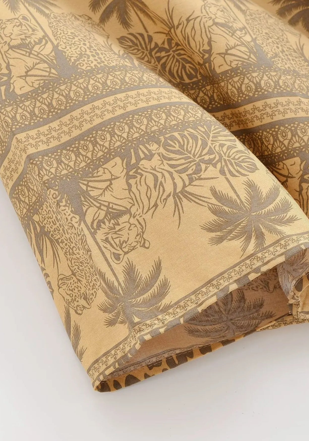 Kimono Femme Viscose Léopard | Élégant Kimono Plage d'Été avec Ceinture Ajustable 3