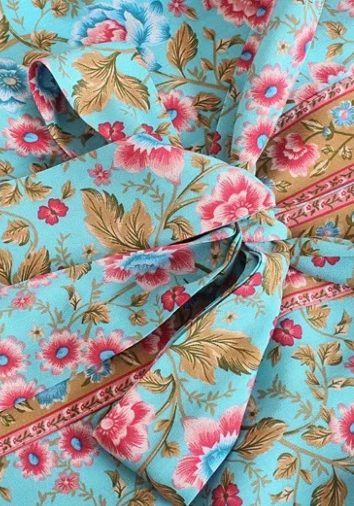 Kimono Femme en Coton Floral | Élégant Kimono Long d'Été Plage 2