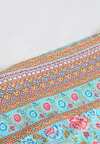 Kimono Femme en Coton Floral | Élégant Kimono Long d'Été Plage 3