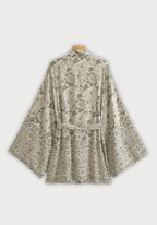 Kimono Femme en Coton | Élégant Kimono Court Floral Léger pour Plage et Détente 1
