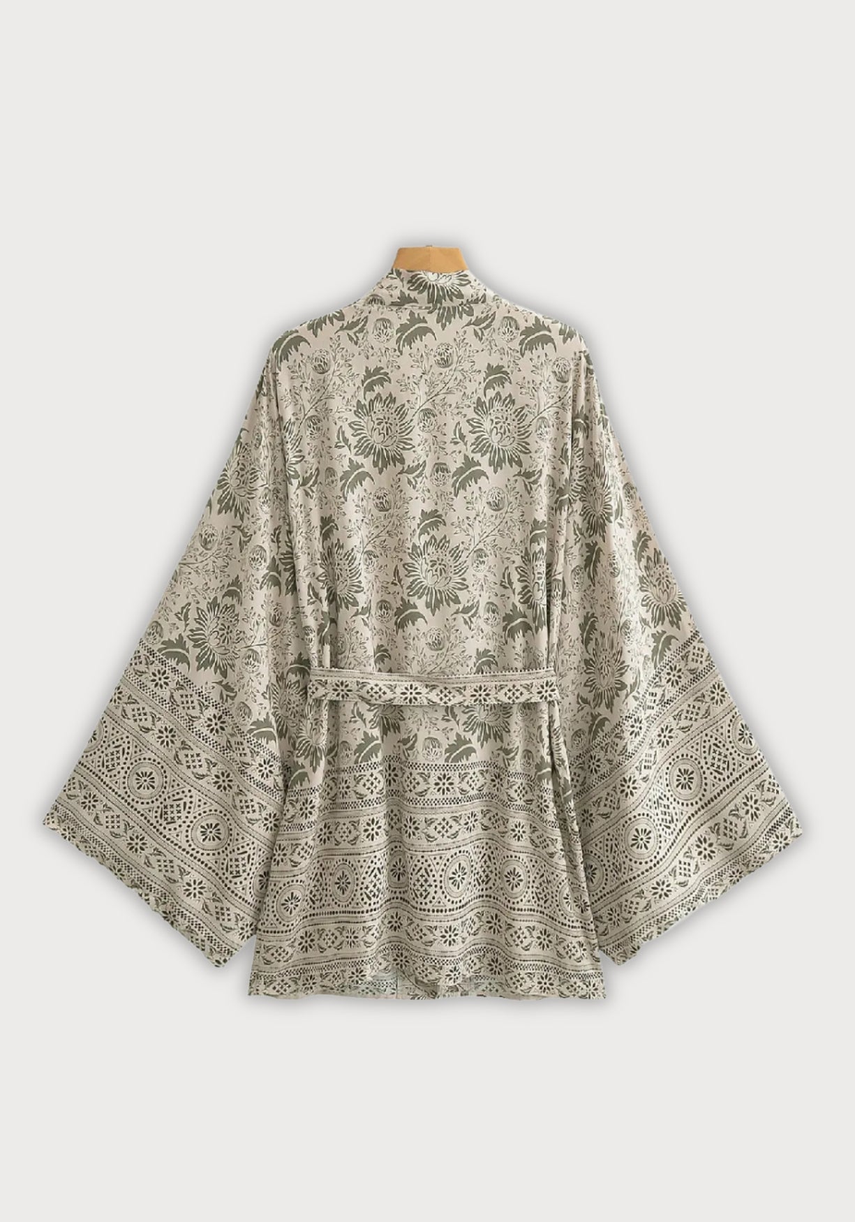 Kimono Femme en Coton | Élégant Kimono Court Floral Léger pour Plage et Détente 1