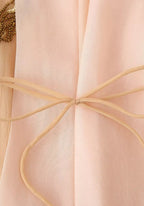 Kimono Femme en Soie Beige | Élégant et Ample Style Japonais 2