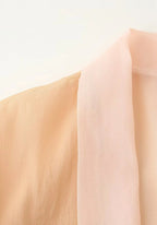 Kimono Femme en Soie Beige | Élégant et Ample Style Japonais 6