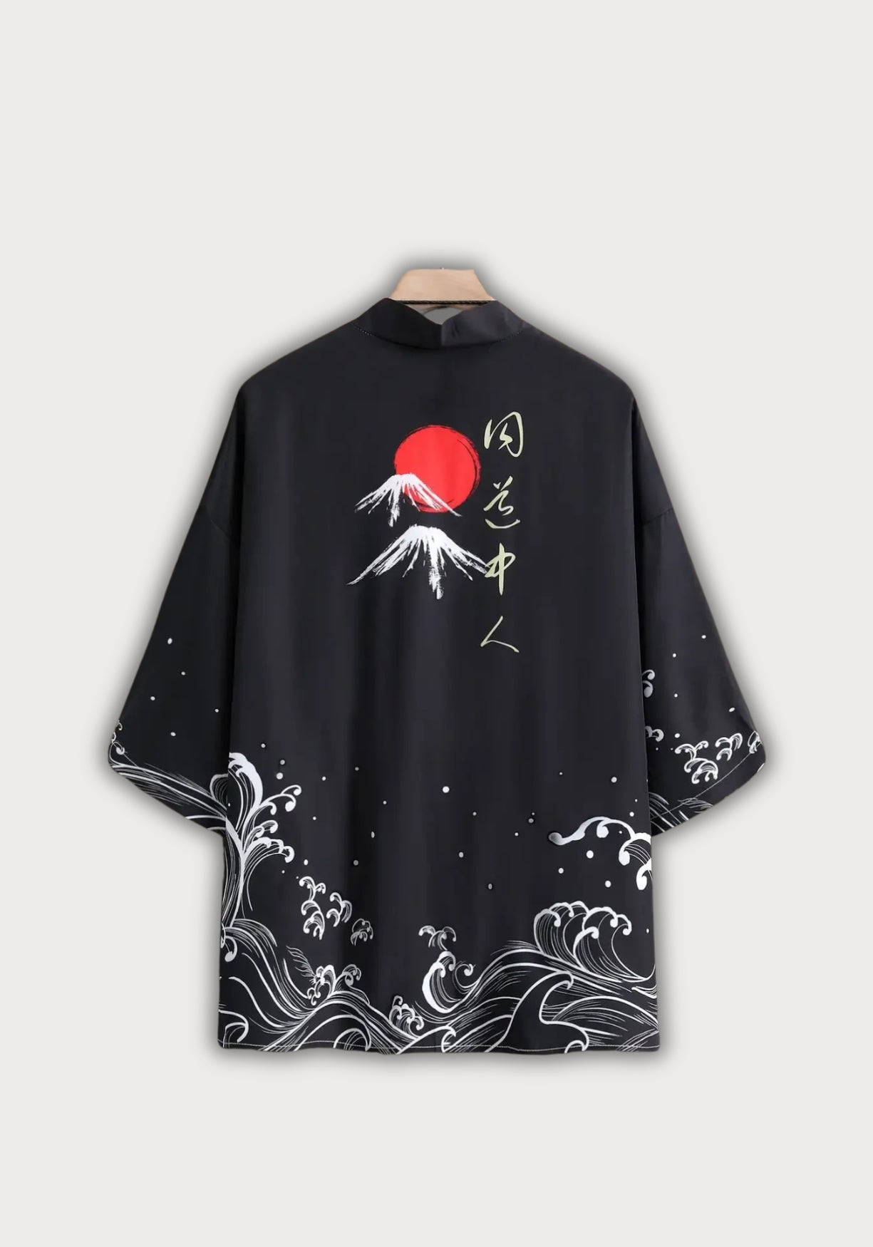 Kimono Homme Japonais en Polyester | Élégant Veste Légère d'Été 1