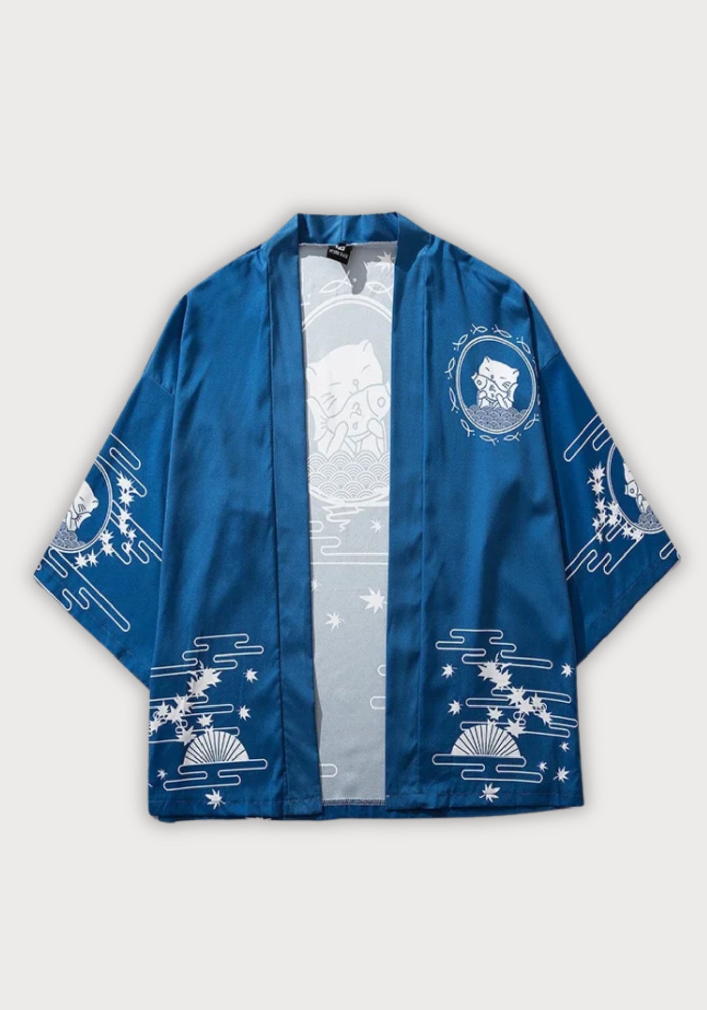 Kimono Homme Japonais en Polyester | Élégant et Confortable Style Urbain 0