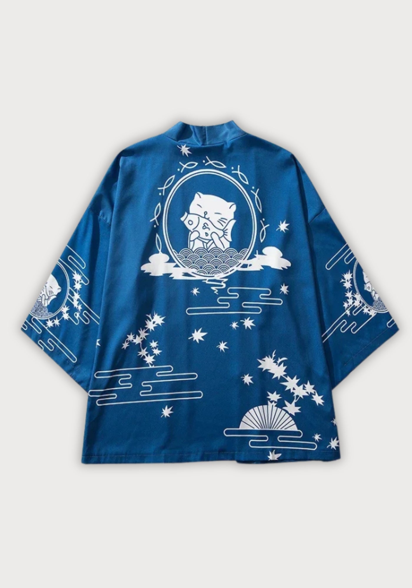 Kimono Homme Japonais en Polyester | Élégant et Confortable Style Urbain 1