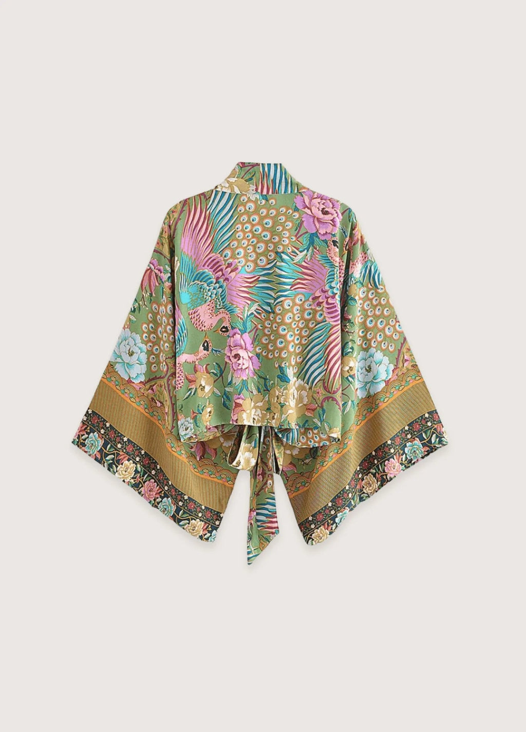 Kimono Japonais Femme en Coton | Élégant Kimono Court Chic et Moderne 1