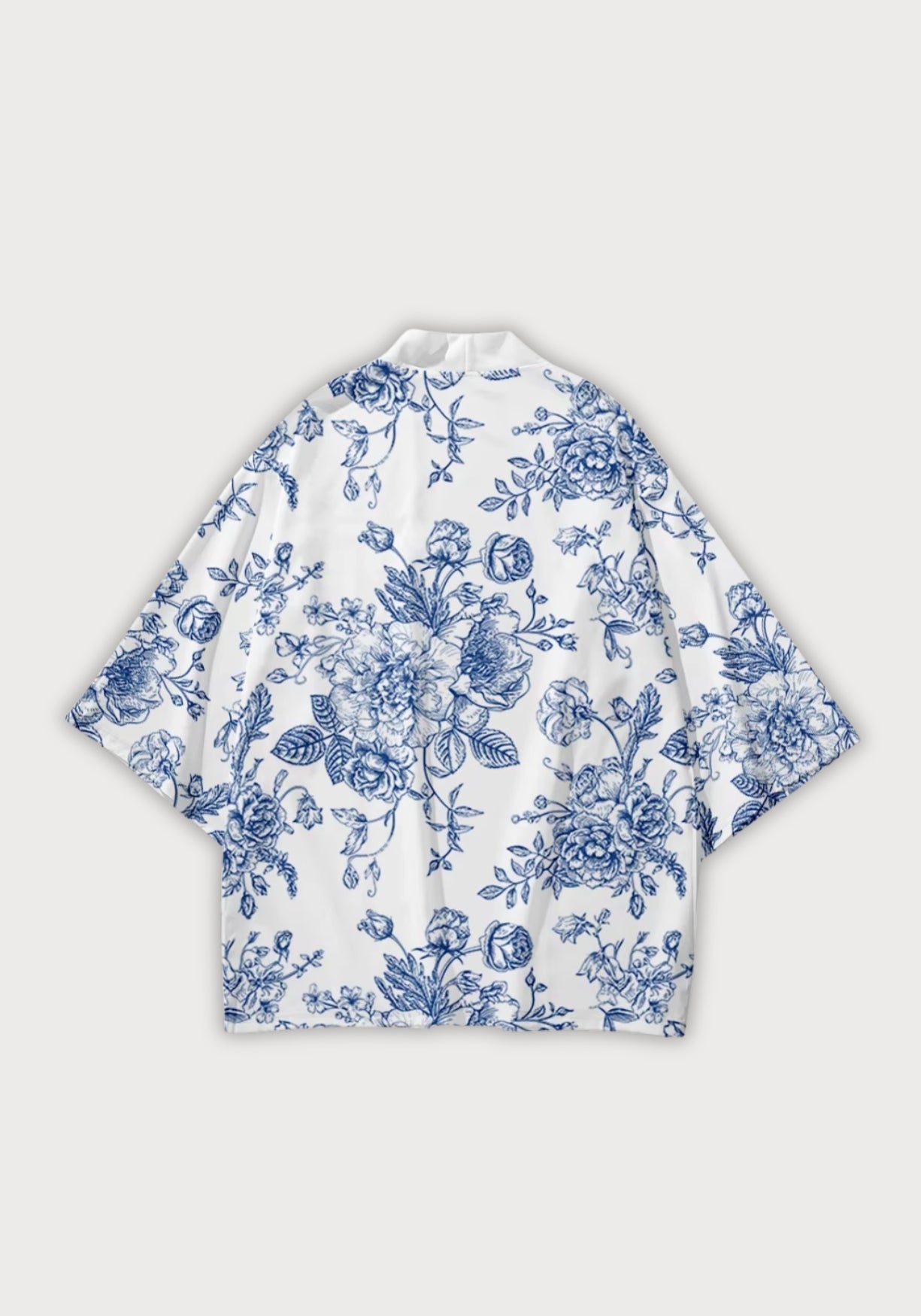 Kimono Japonais Homme Floral | Élégant Décontracté en Polyester 1
