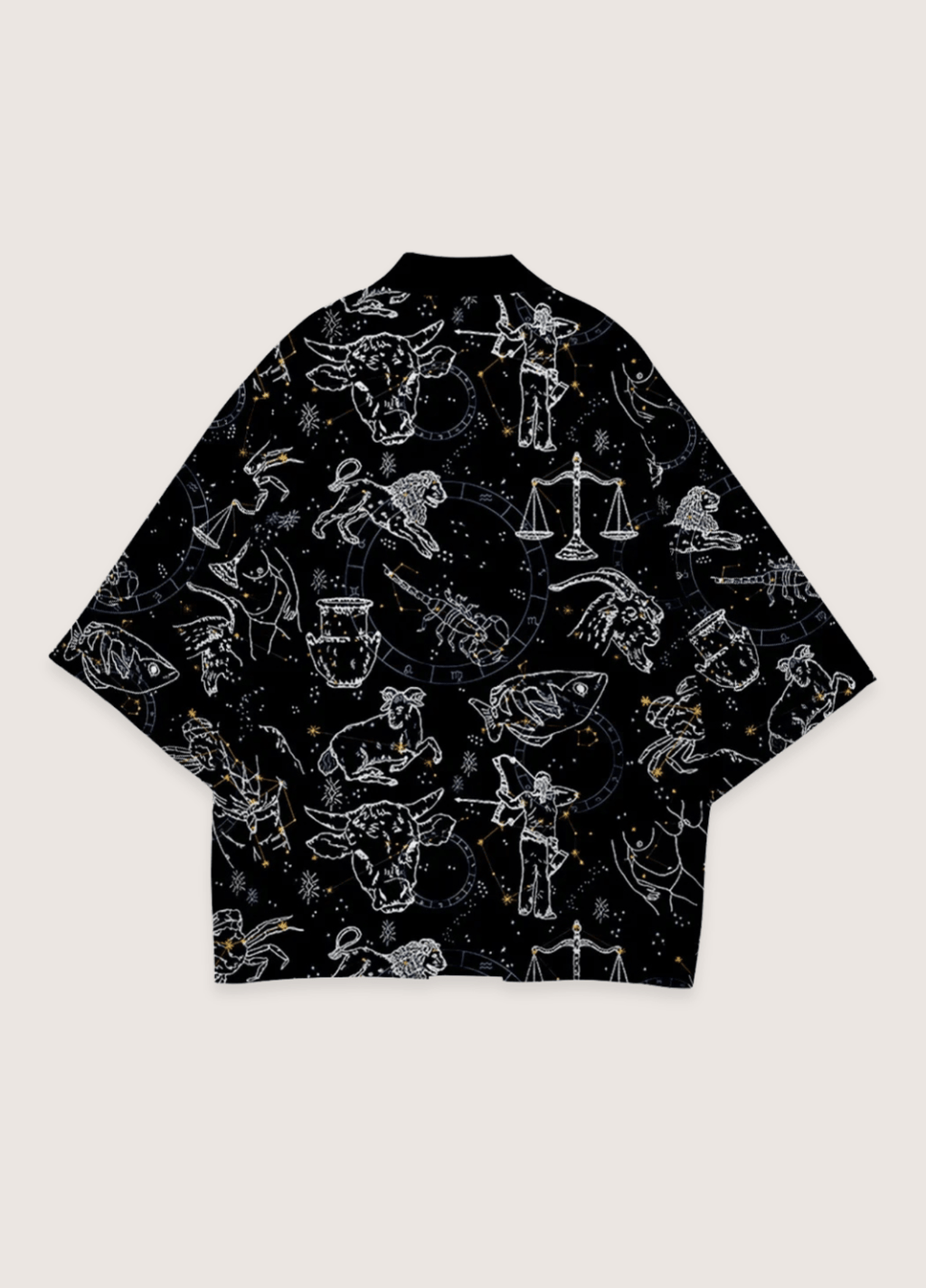 Kimono Japonais Unisexe en Polyester | Élégant et Confortable Style Haori 0
