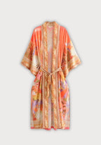 Kimono Long Femme en Polyester | Élégant Imprimé Sirène Bohème pour Été 0
