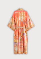 Kimono Long Femme en Polyester | Élégant Imprimé Sirène Bohème pour Été 2