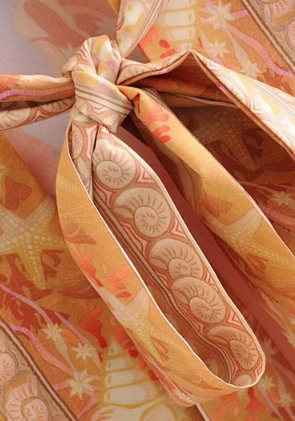 Kimono Long Femme en Polyester | Élégant Imprimé Sirène Bohème pour Été 6