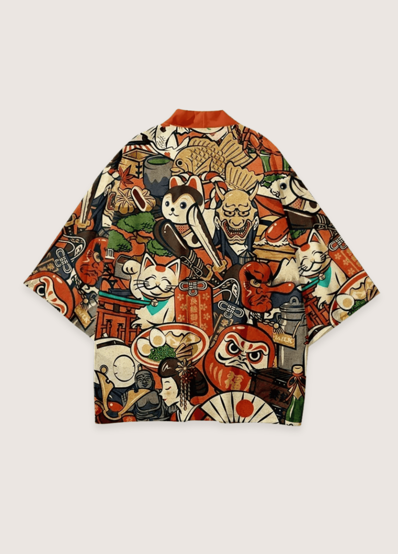 Kimono Unisexe Japonais | Tissu Léger Oversize | Design Graphique Unique 0