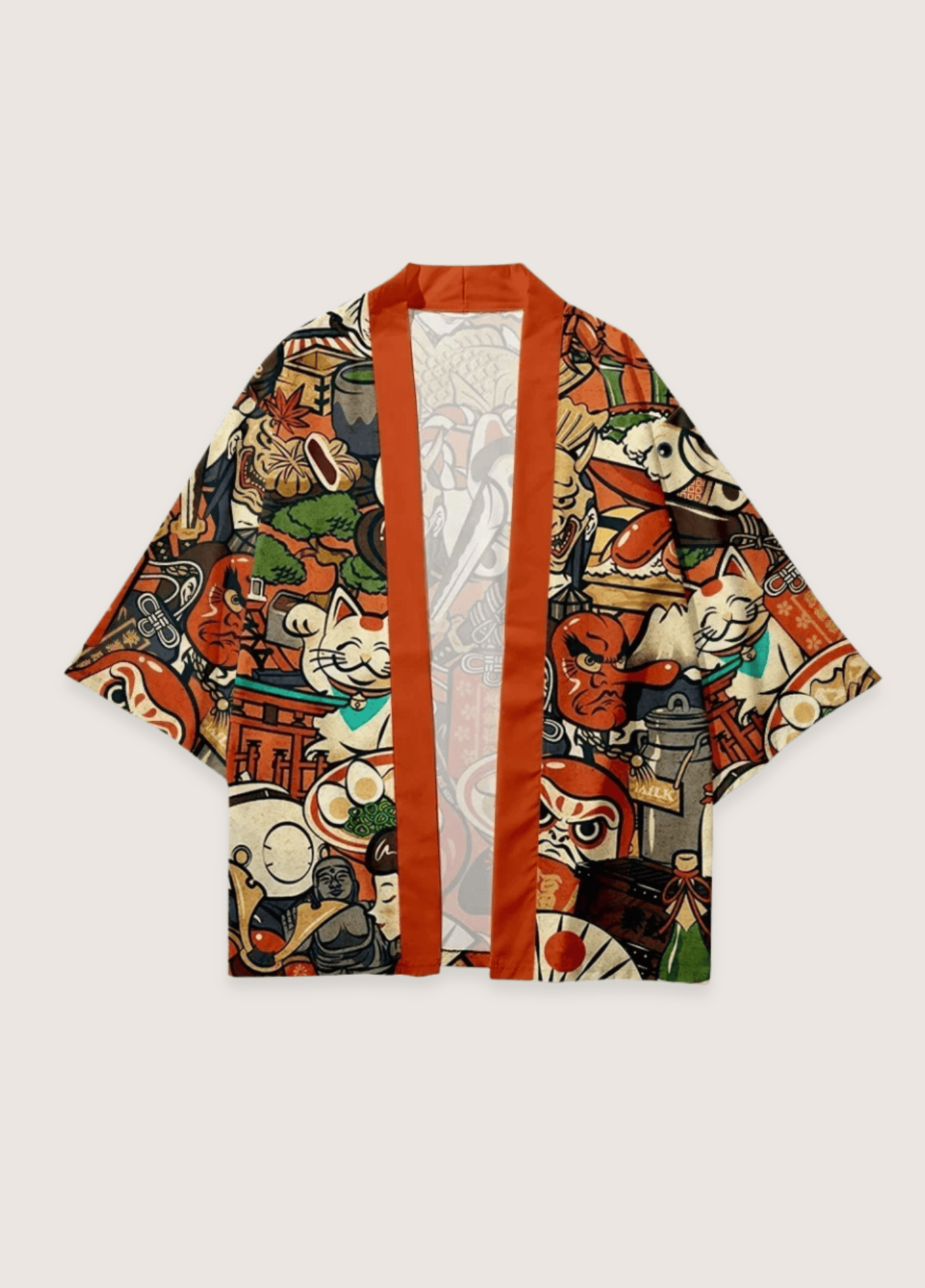 Kimono Unisexe Japonais | Tissu Léger Oversize | Design Graphique Unique 1