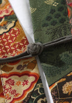 Kimono Unisexe Patchwork Coton Lin | Élégant Léger Vêtement d'Été 5