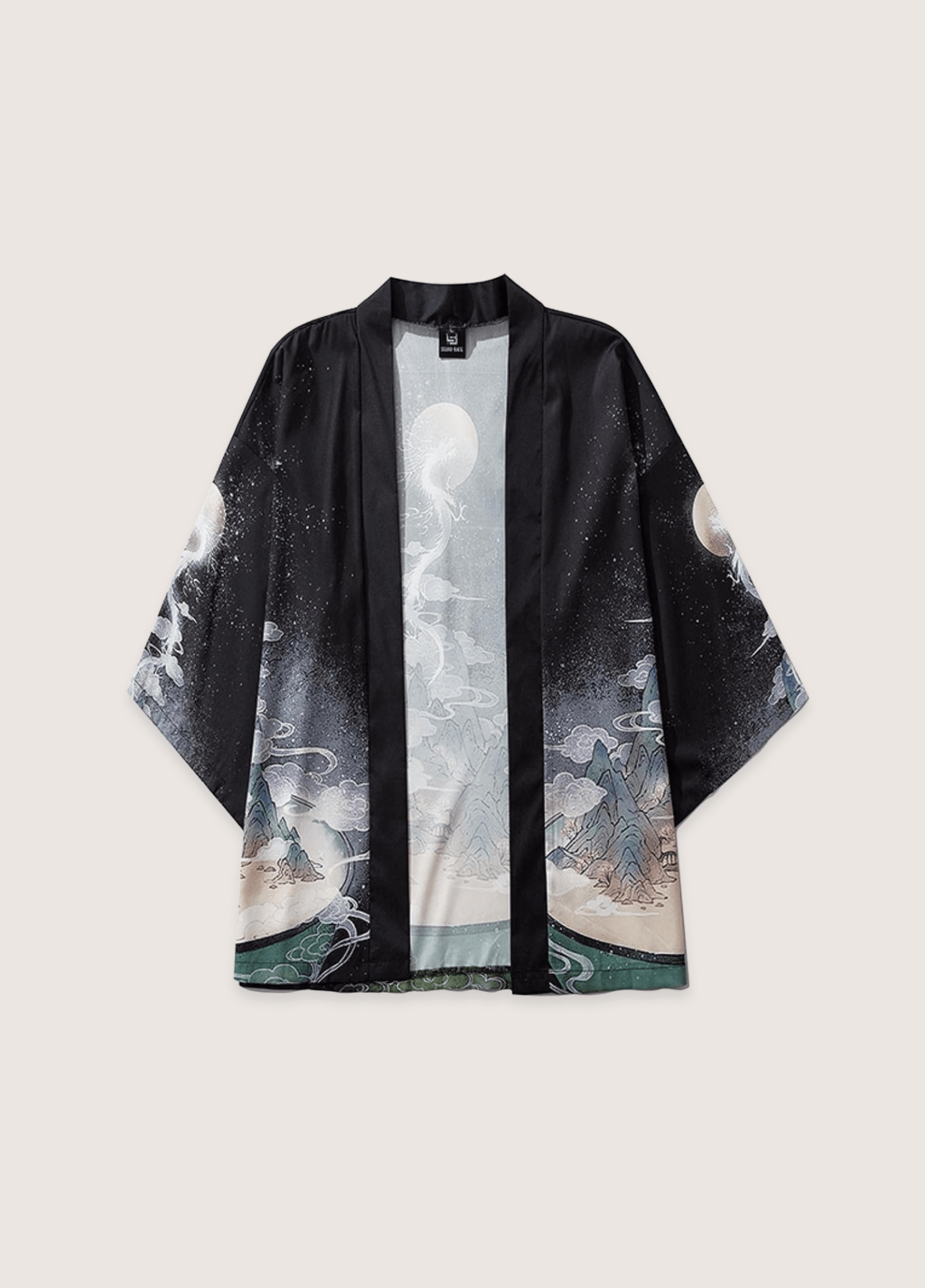 Kimono Unisexe en Polyester | Élégant Kimono Japonais avec Design de Dragon 1
