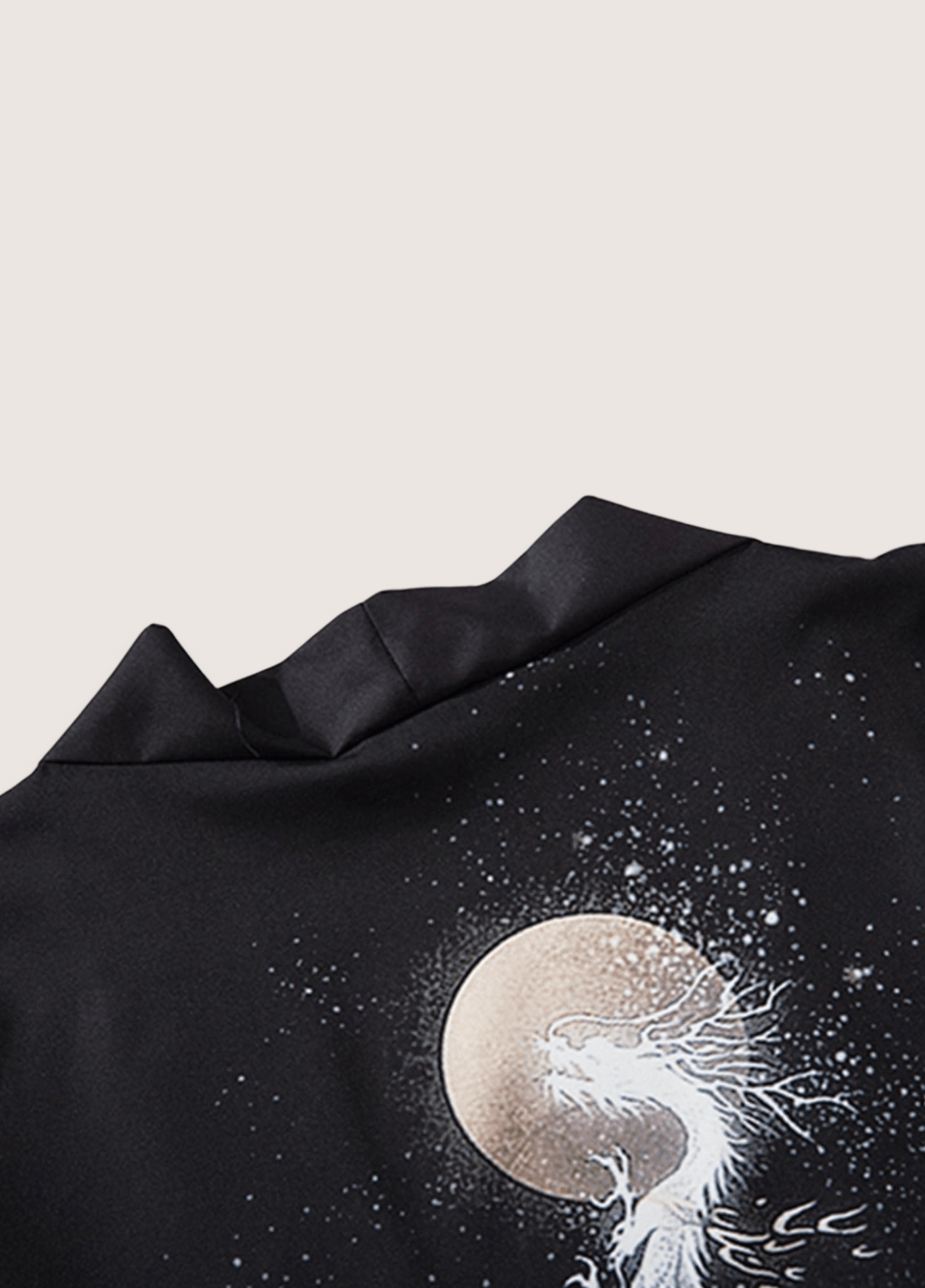 Kimono Unisexe en Polyester | Élégant Kimono Japonais avec Design de Dragon 2