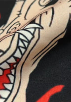 Kimono Unisexe en Polyester avec Imprimé Dragon | Élégant Haori au Style Japonais 8