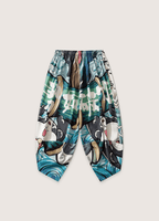 Pantalon Kimono Unisexe en Polyester | Élégant Imprimé Panda Décontracté 1