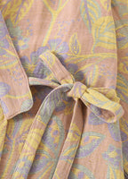 Peignoir Femme Coton Floral | Élégant Kimono de Bain Confortable 2