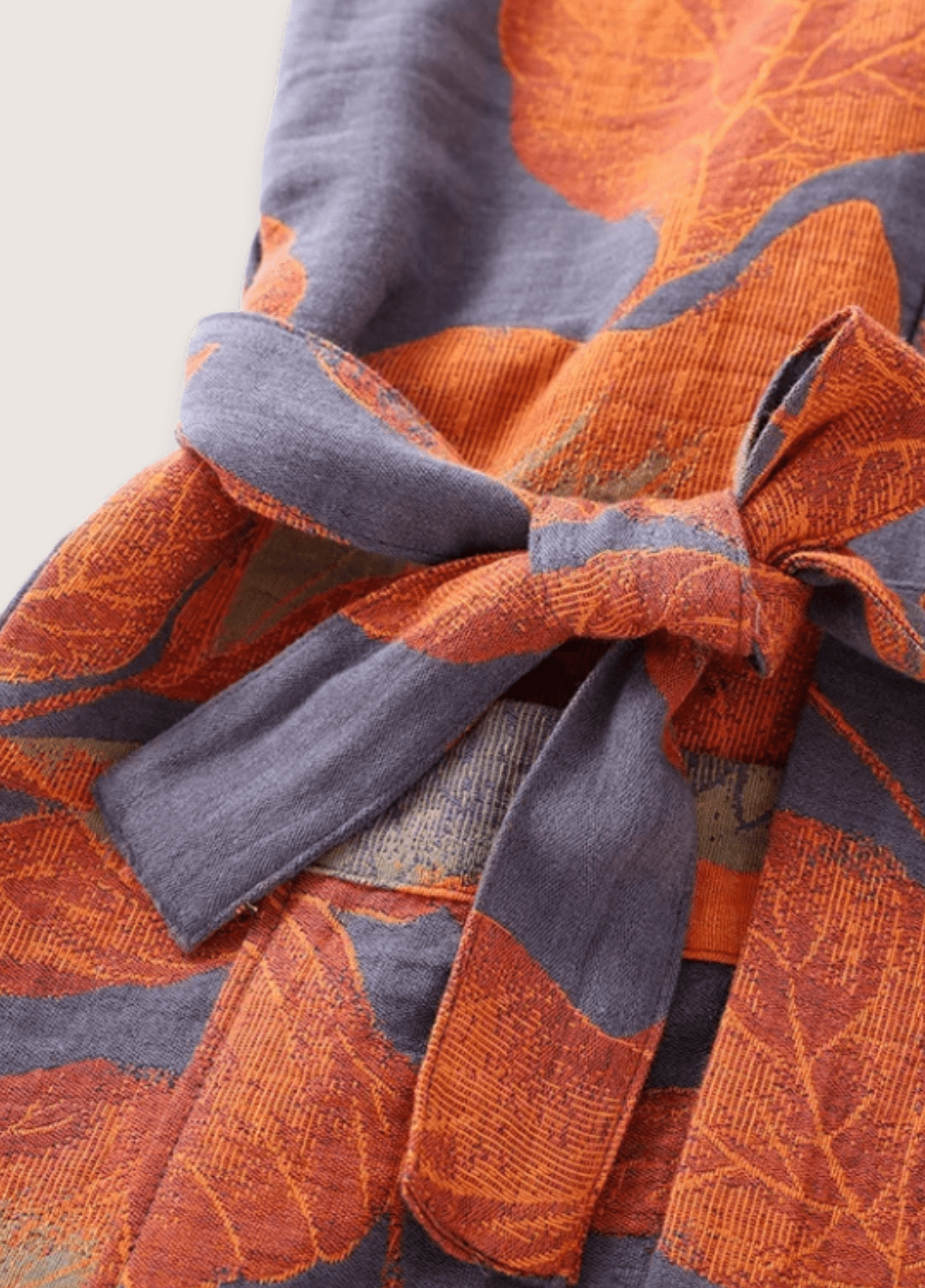 Peignoir Femme en Coton | Élégant Kimono Floral Automne Confortable 2