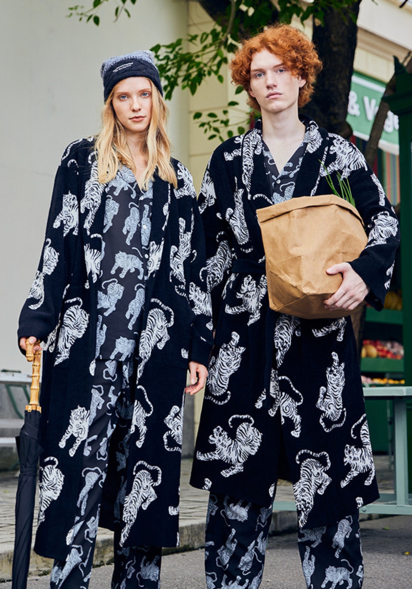 Peignoir Unisexe en Maille Épaisse | Kimono Noir Confortable et Élégant pour Hiver 0