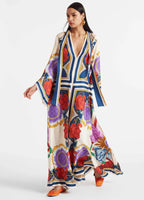 Robe Femme Kimono Longue en Polyester | Élégante et Confortable Robe Longue 0