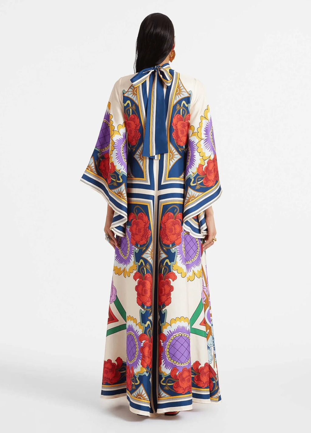 Robe Femme Kimono Longue en Polyester | Élégante et Confortable Robe Longue 1