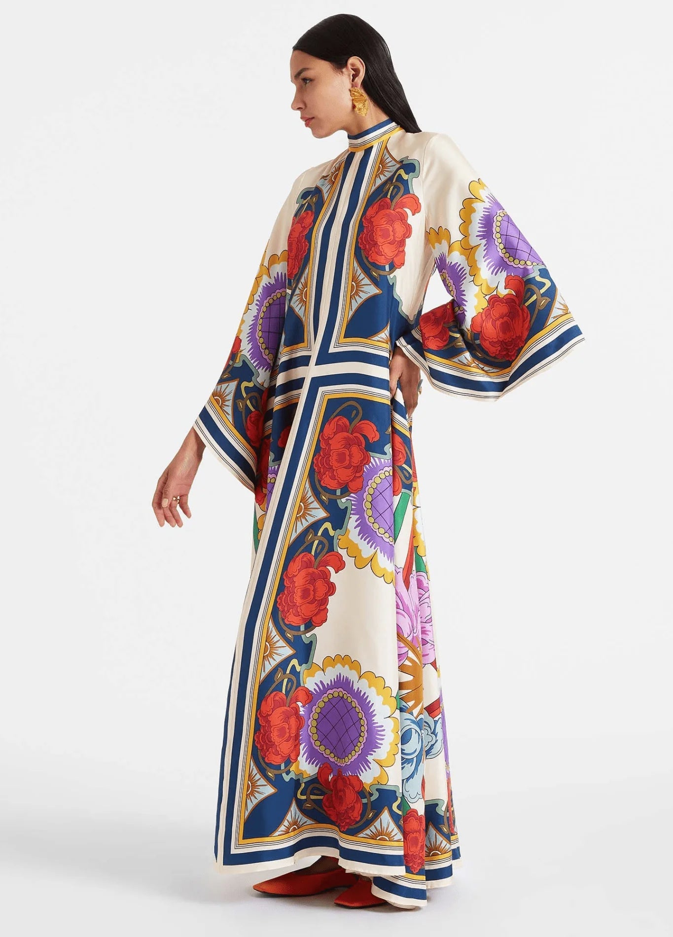 Robe Femme Kimono Longue en Polyester | Élégante et Confortable Robe Longue 2