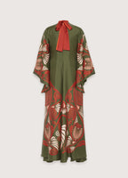 Robe Femme en Polyester Coton | Élégante Kimono Verte Tendance 6