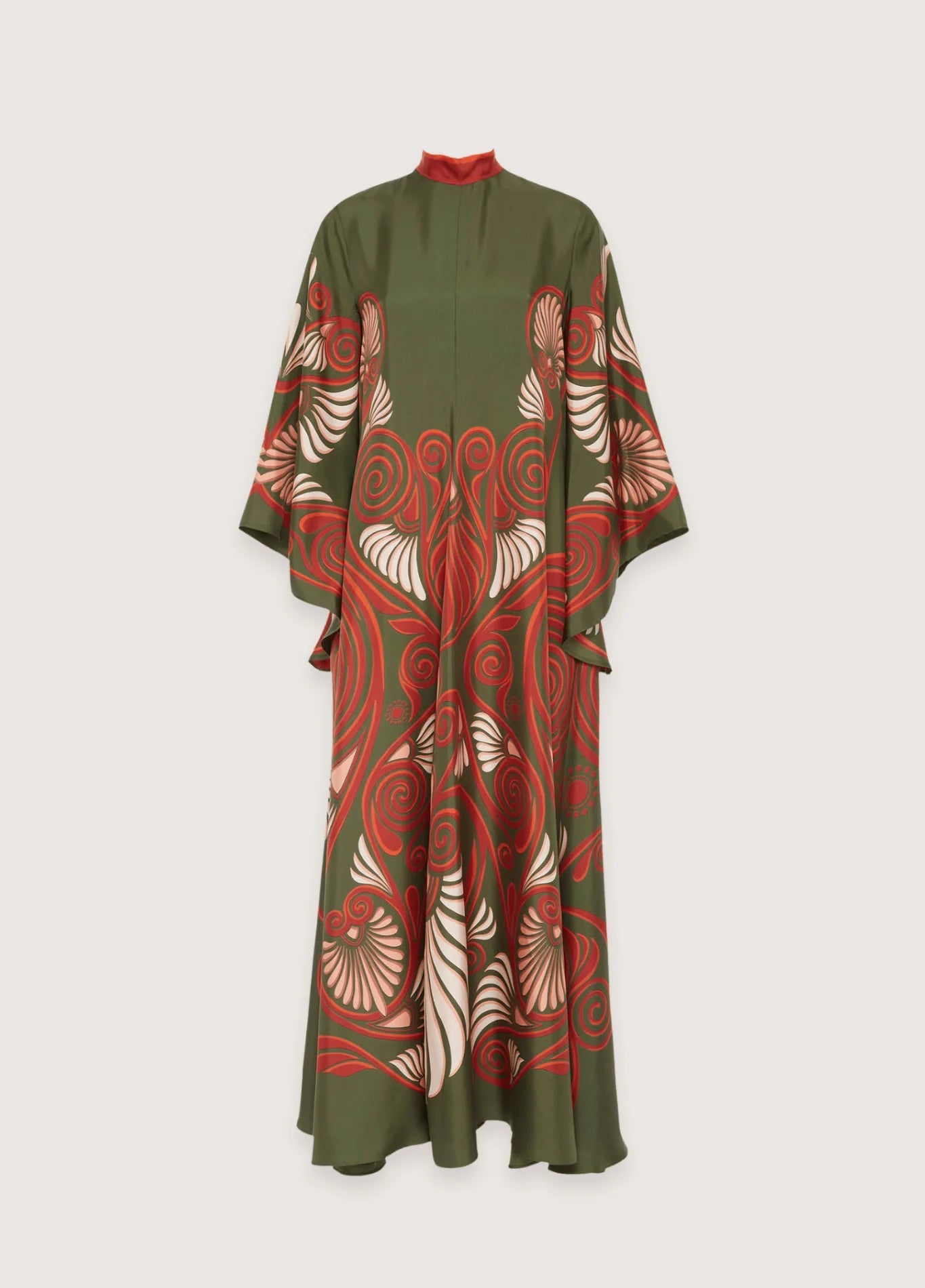 Robe Femme en Polyester Coton | Élégante Kimono Verte Tendance 7
