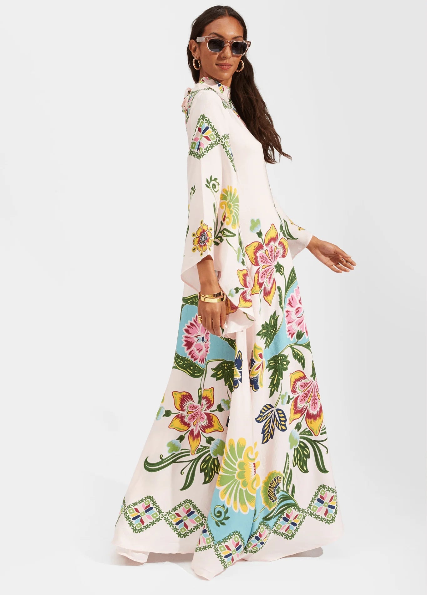 Robe Femme en Polyester | Élégante Robe Kimono Longue Confortable 0