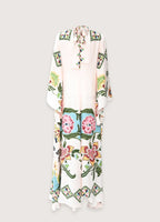 Robe Femme en Polyester | Élégante Robe Kimono Longue Confortable 3