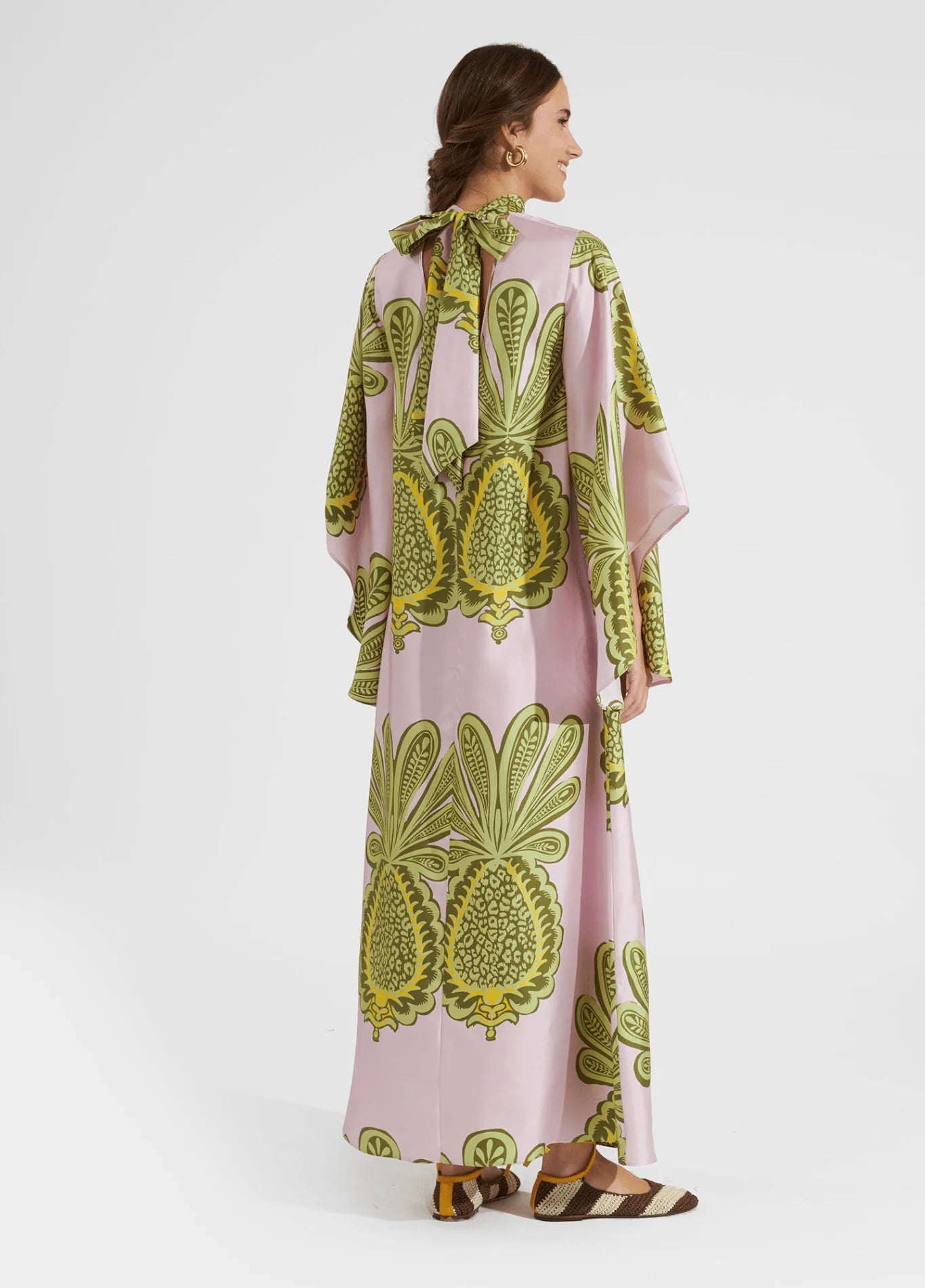 Robe Longue Femme en Polyester | Élégante Robe Kimono Fluide pour Toutes Occasions 1