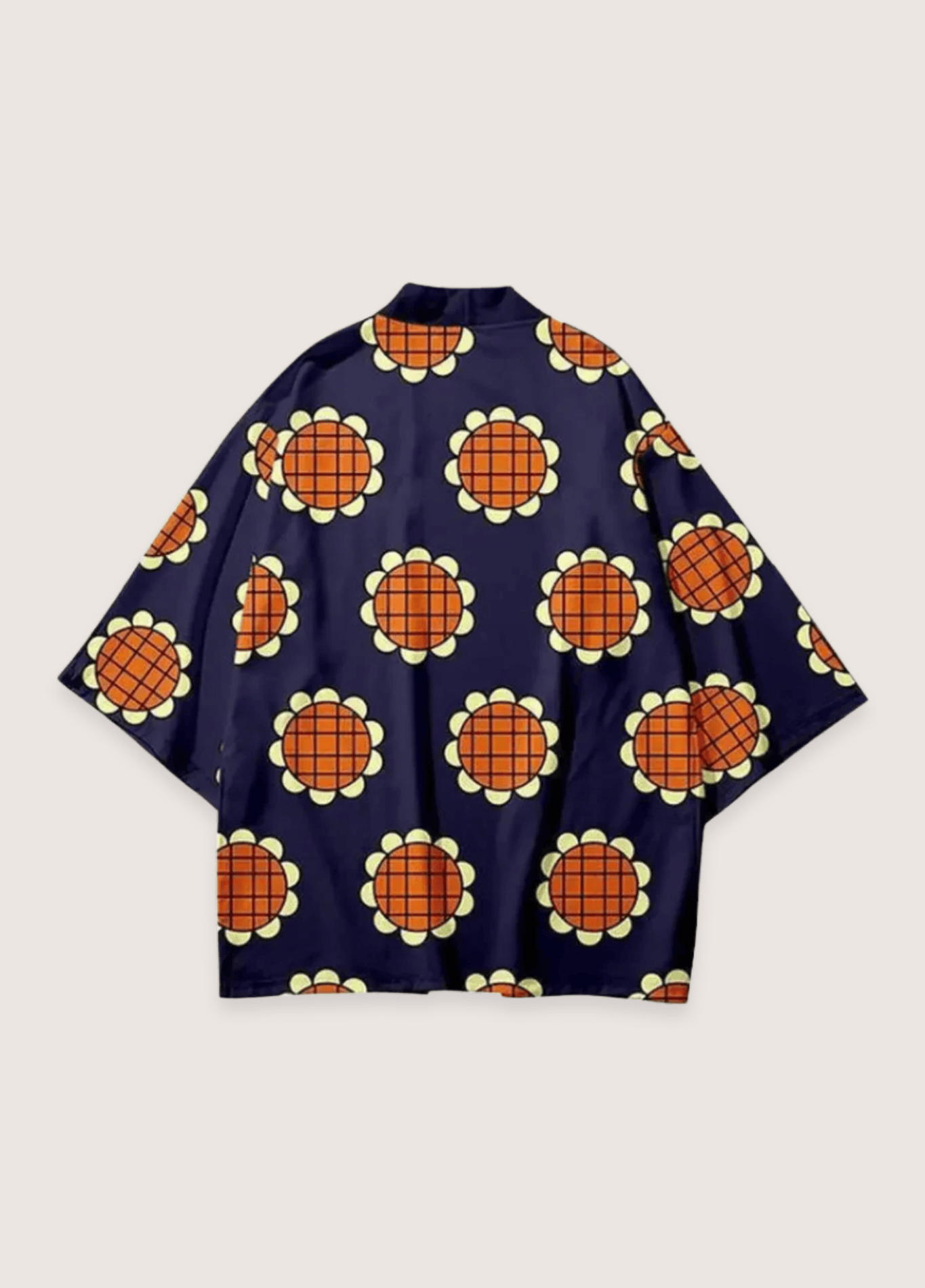 Unisexe Kimono Japonais | Imprimé Tournesols Oversize | Élégant et Confortable 0