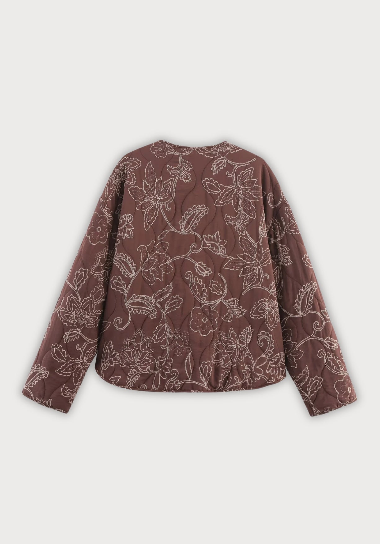 Veste Femme Coton Polyester Kimono | Élégante Matelassée Printemps Automne 1