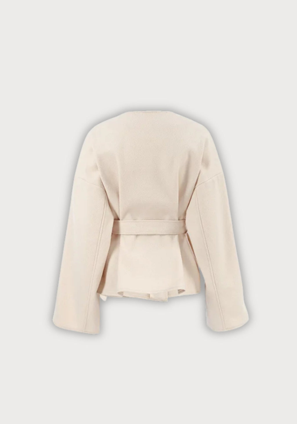 Veste Femme Kimono Écru | Élégante Veste Court en Tissu Doux 5