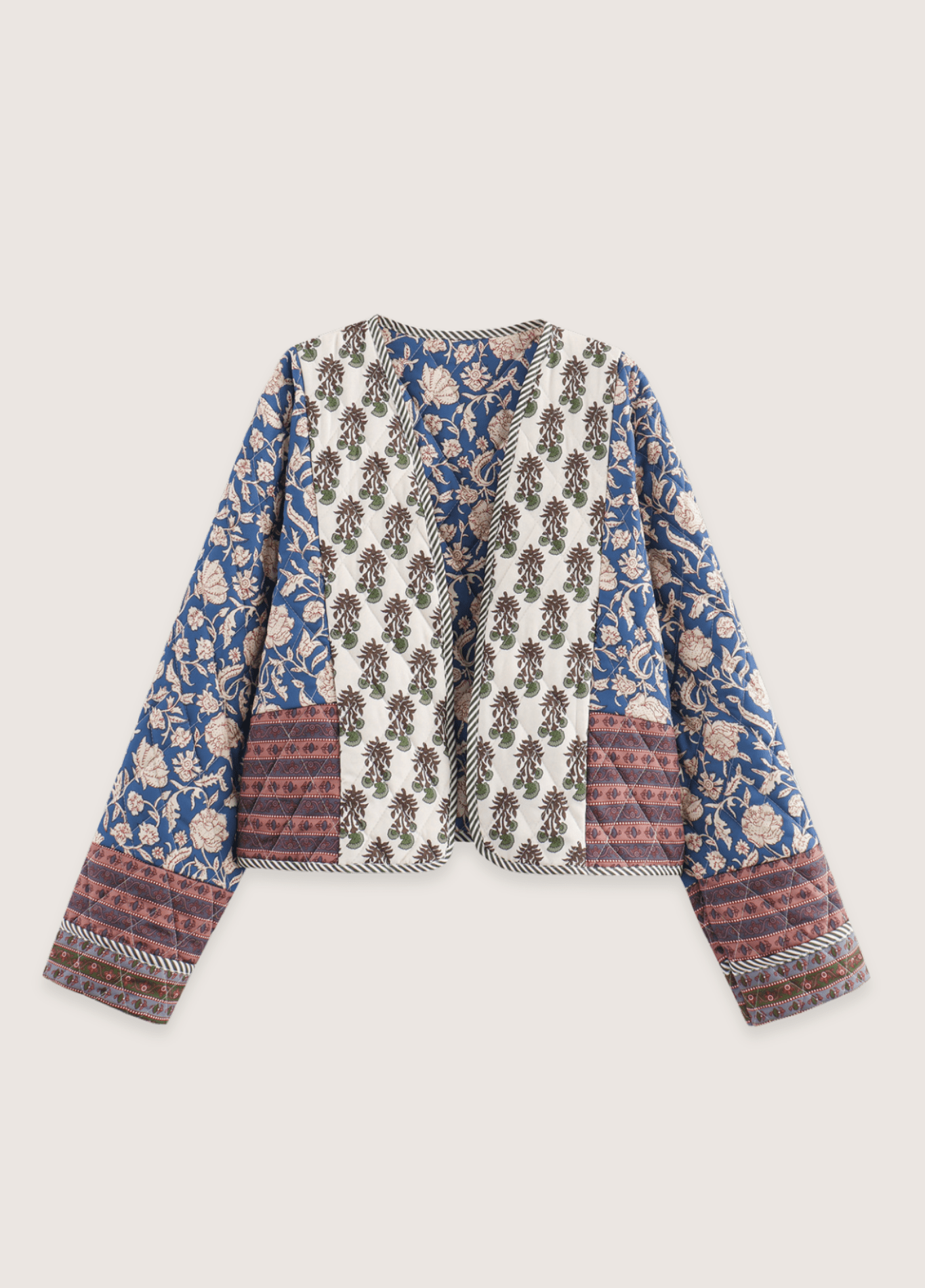 Veste Femme Kimono Matelassée | Élégante Coupe Moderne en Coton et Polyester 0