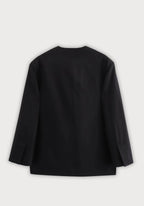 Veste Femme Kimono Noir | Oversize Élégante en Coton pour l'Été 2