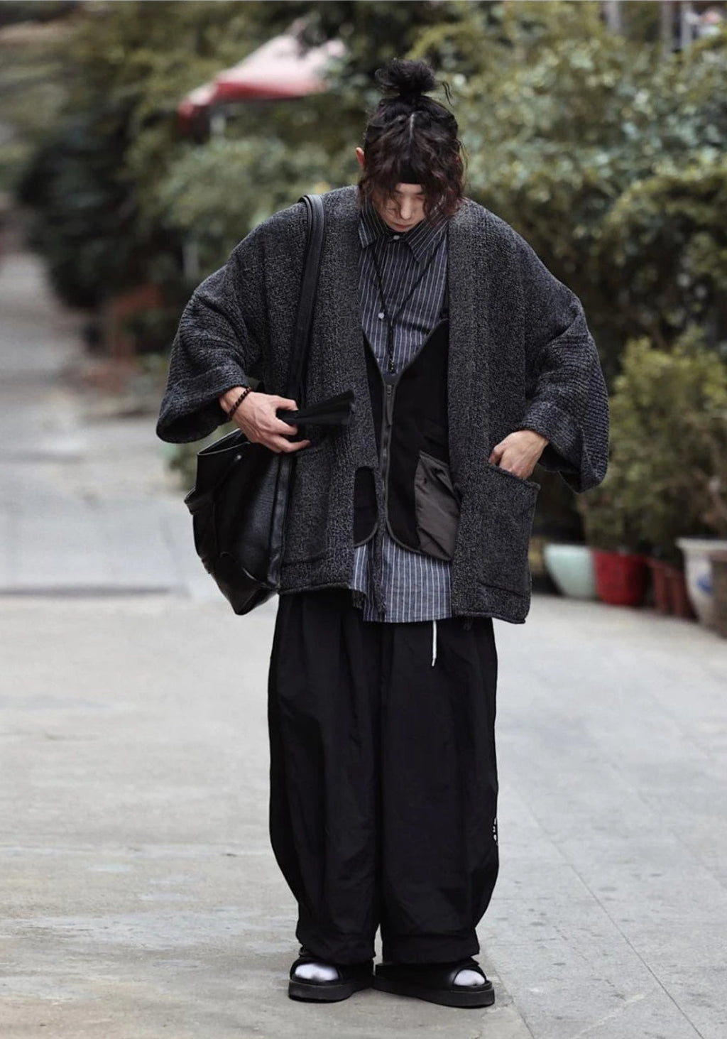 Veste Femme Kimono en Tricot | Oversize Élégante en Laine et Polyester 8