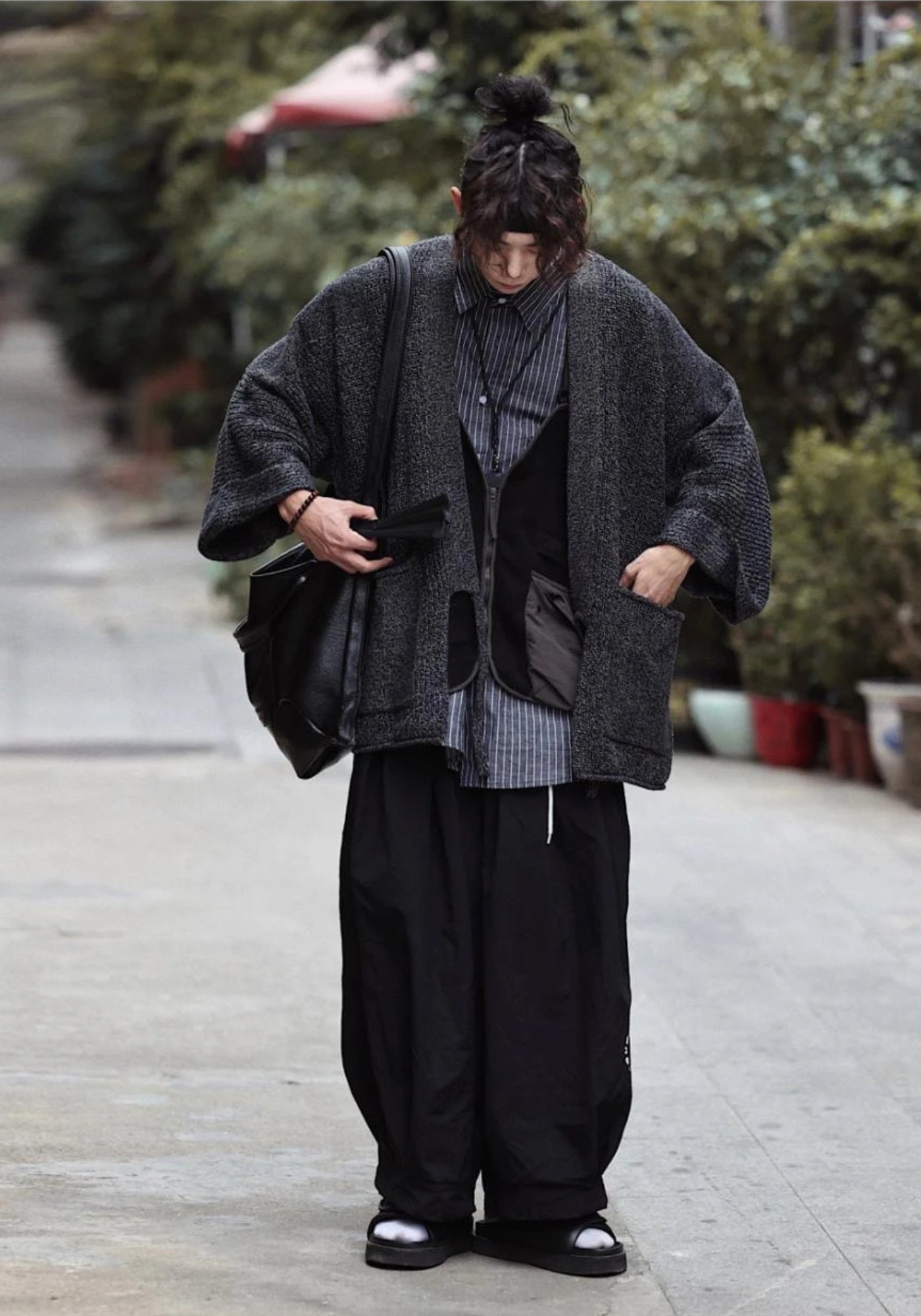 Veste Femme Kimono en Tricot | Oversize Élégante en Laine et Polyester 8