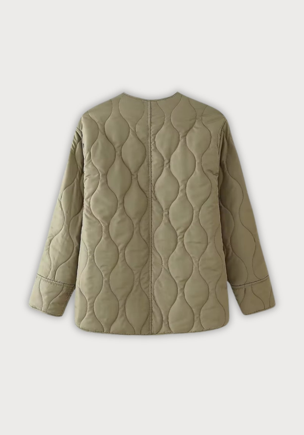 Veste Femme Matelassée en Polyester | Élégante Veste Kimono Hiver Oversize 4