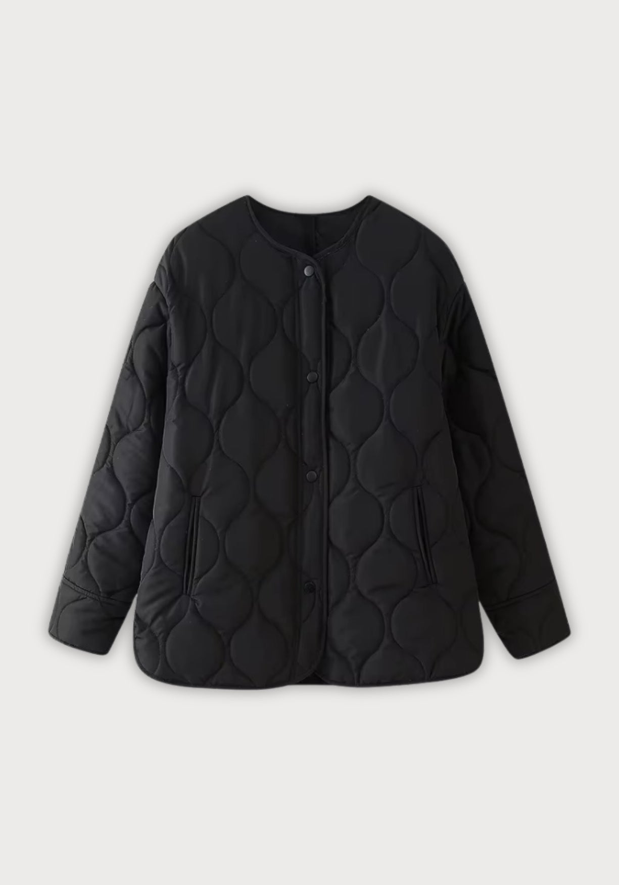 Veste Femme Matelassée en Polyester | Élégante Veste Kimono Hiver Oversize 5